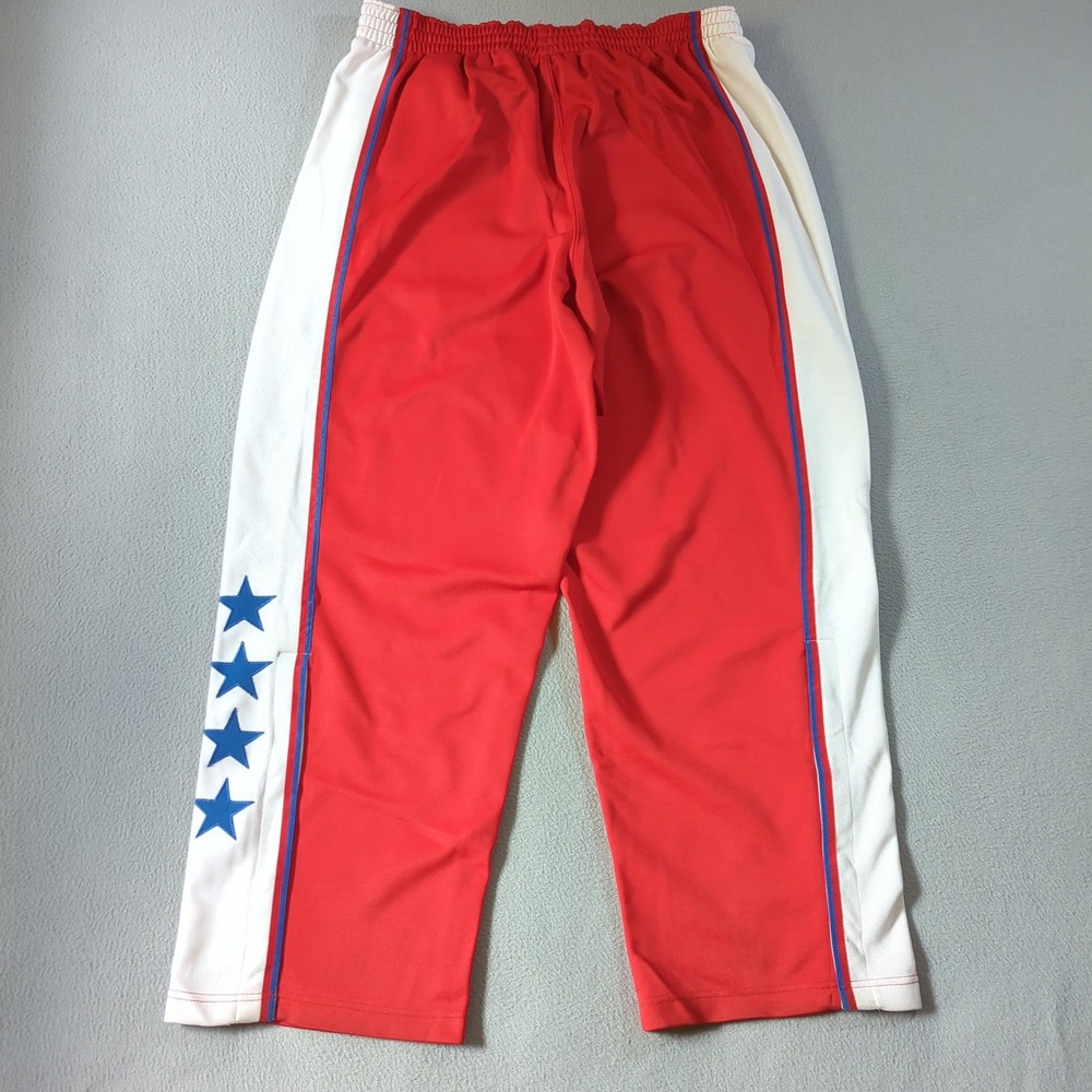 Nike Philadelphia 76ers Warm Up Pants Mens XL Red NBA Breakaway Stars Vintage - Picture 5 of 12